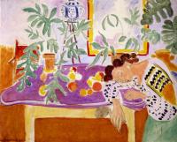 Matisse, Henri Emile Benoit - still life with a sleeping woman